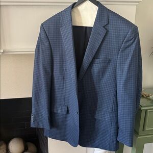 Jos. A. Bank Navy Checkered Sport Coat